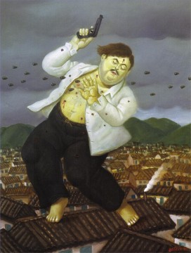 Fernando Botero Werke - Tod von Pablo Escobar Fernando Botero